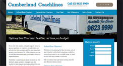 Desktop Screenshot of cumberlandcoachlines.com.au